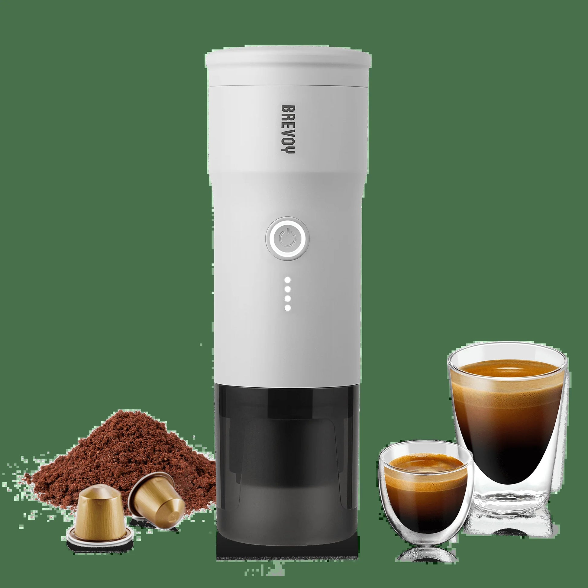 Portable Espresso Maker - Lunar White