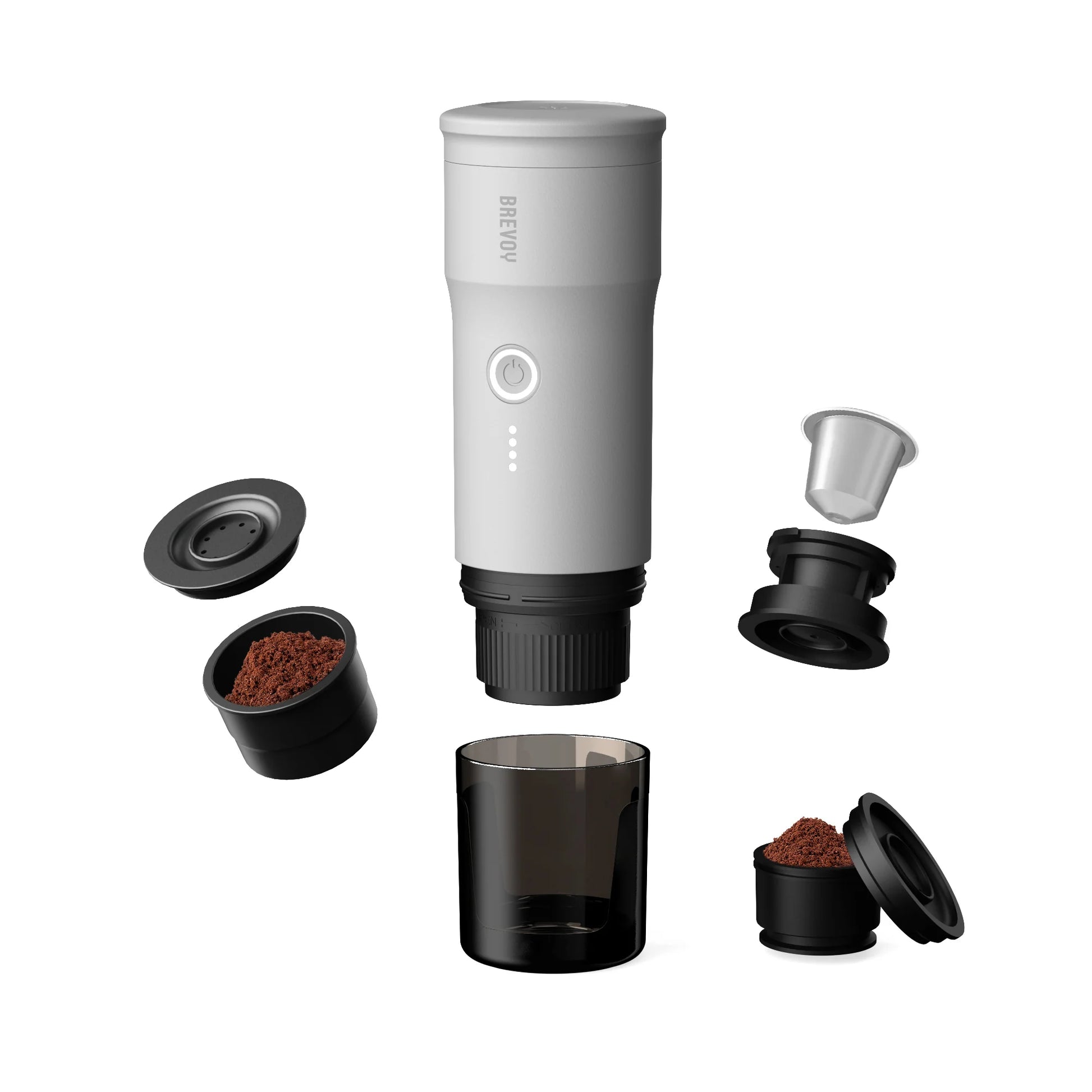 Portable Espresso Maker - Lunar White